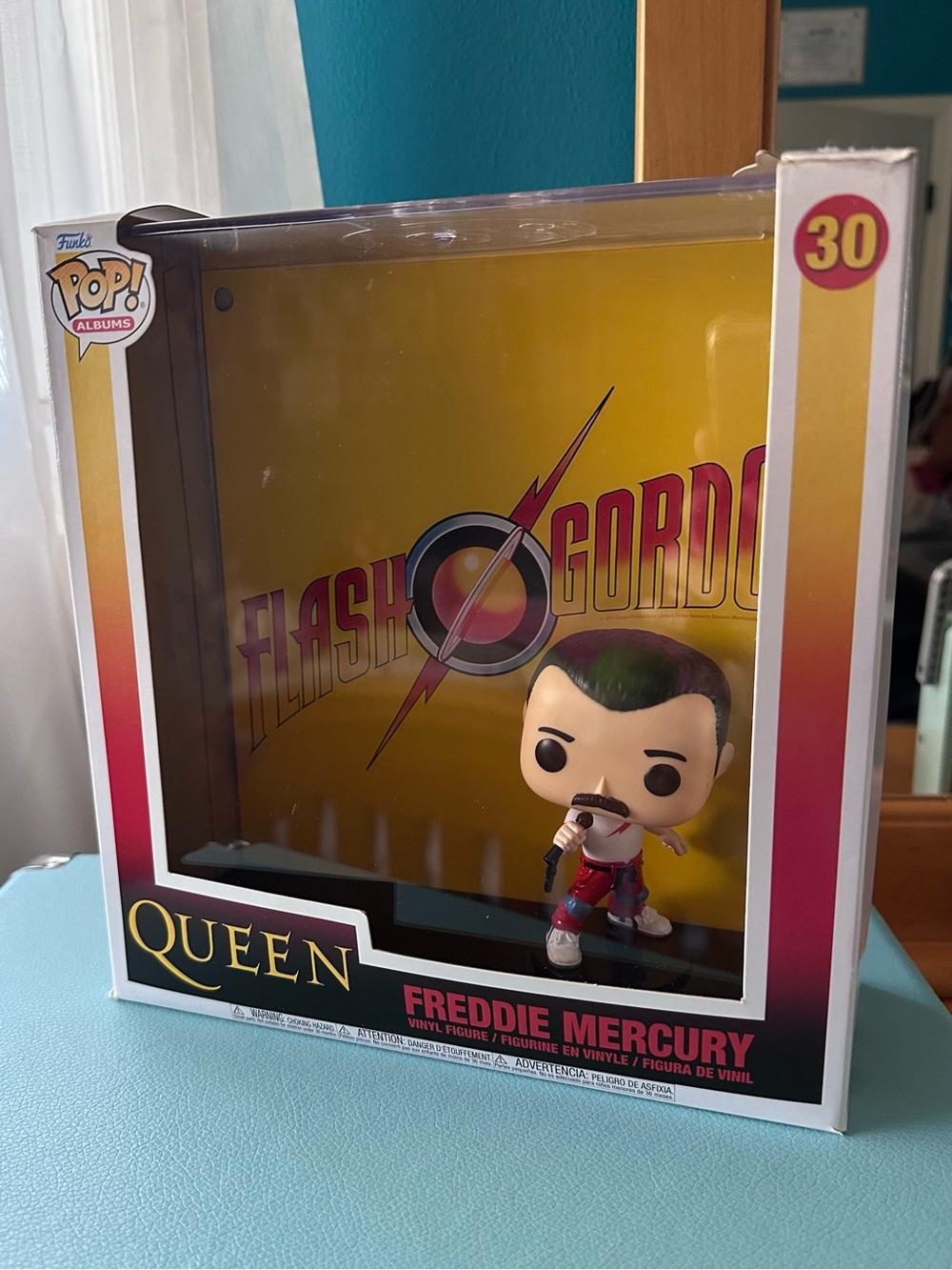 Funko Pop! Albums Queen Freddie Mercury Flash Gordon Vinyl Figure Box #30